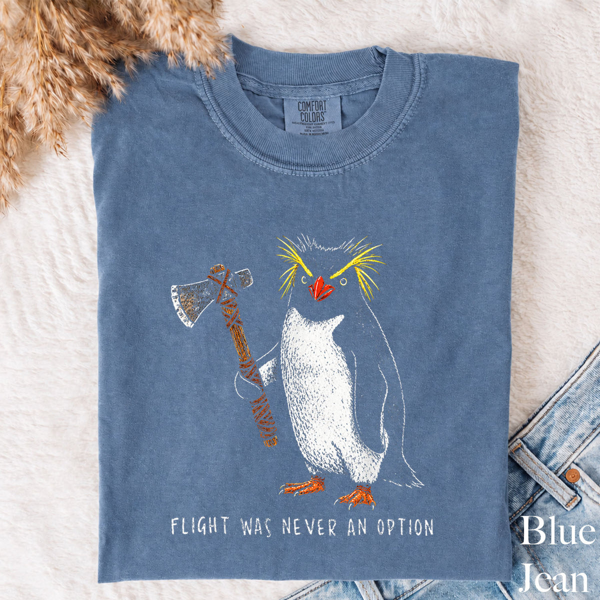 Axe Penguin Comfort Colors T-Shirt