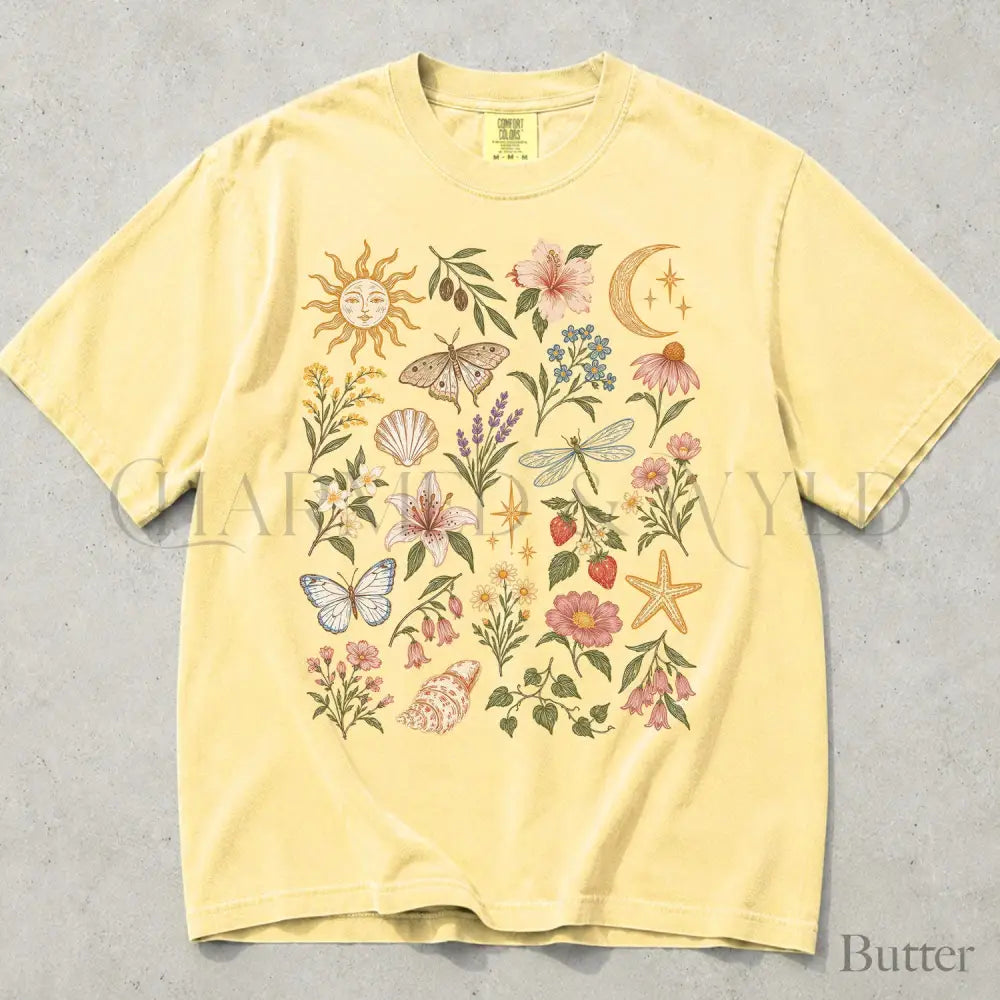 Comfort Colors Bohemian Preppy Shirt - Butter / S - T-Shirt
