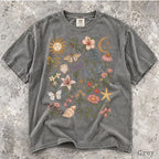 Comfort Colors Bohemian Preppy Shirt - Grey / S - T-Shirt