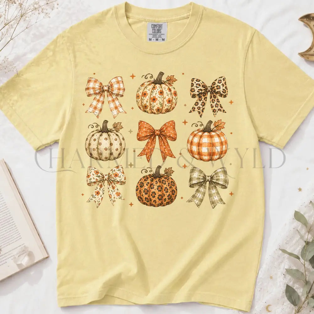 Coquette Pumpkin Harvest T-Shirt - Butter / S - T-Shirt