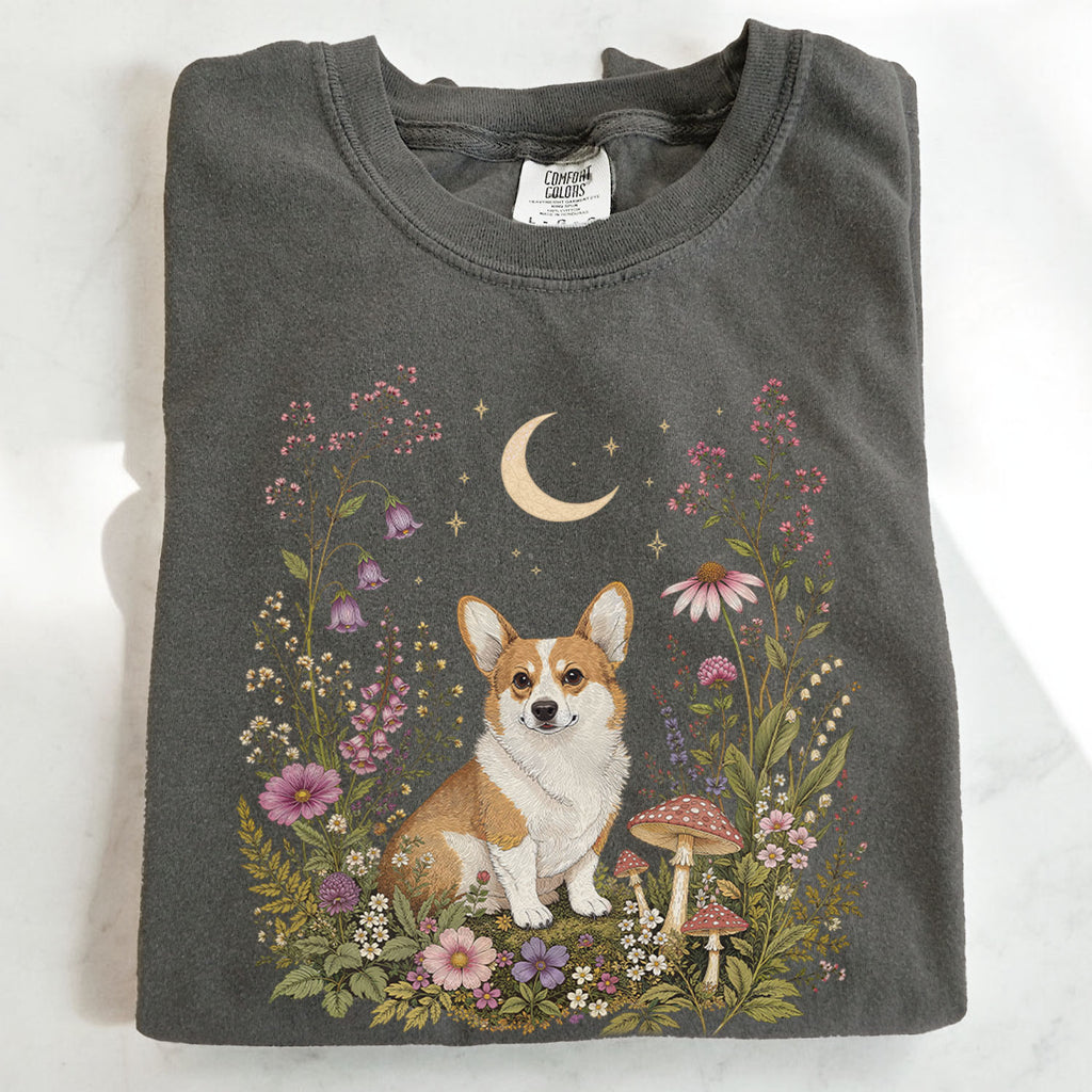 Corgi’s Secret Garden T-Shirt