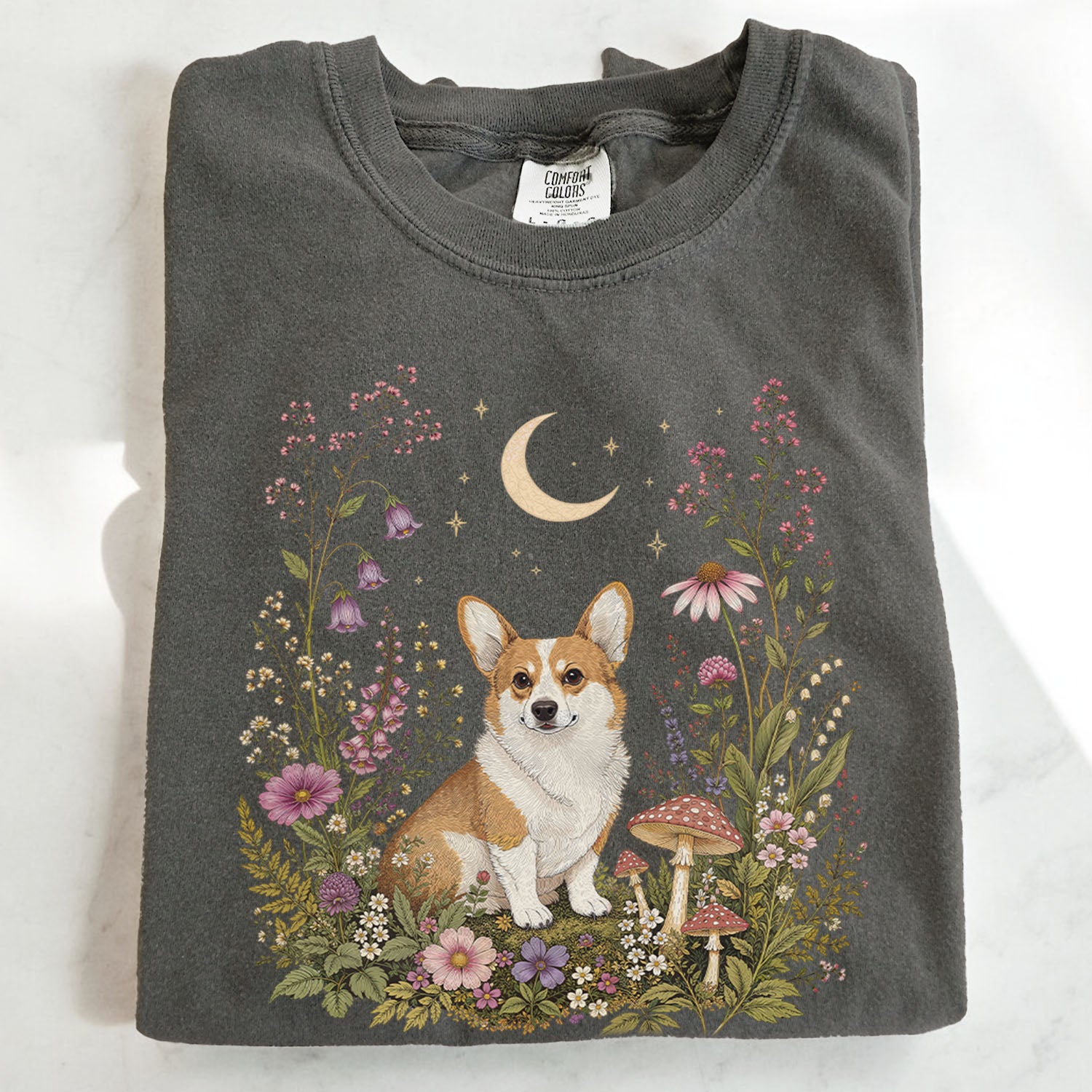 Corgi’s Secret Garden T-Shirt