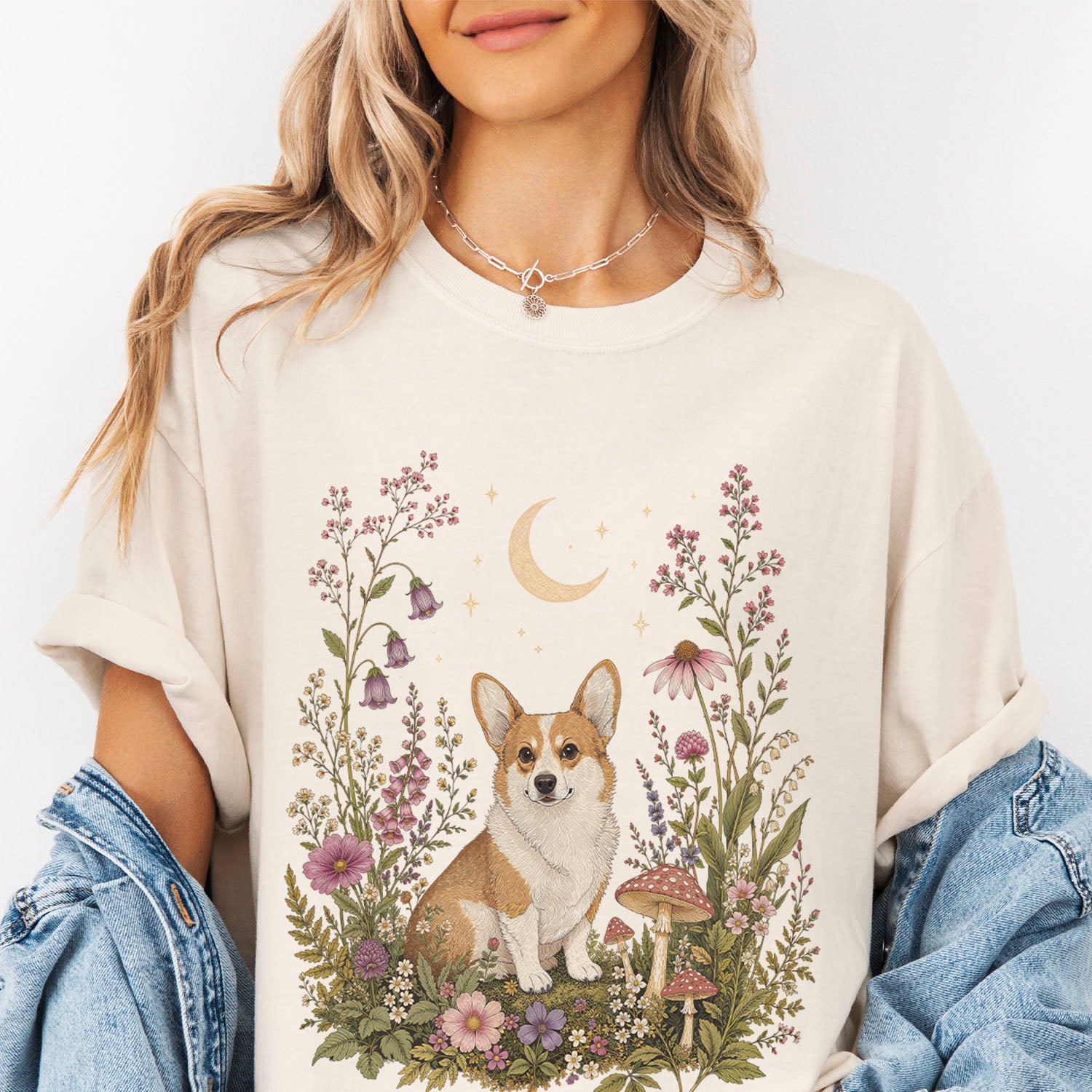 Corgi’s Secret Garden T-Shirt
