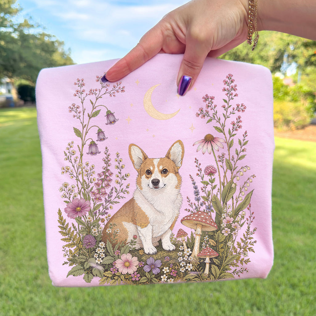 Corgi’s Secret Garden T-Shirt