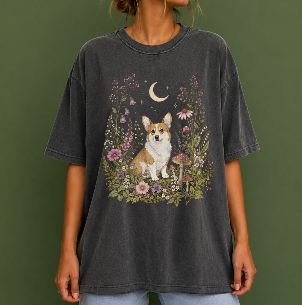 Corgi’s Secret Garden T-Shirt