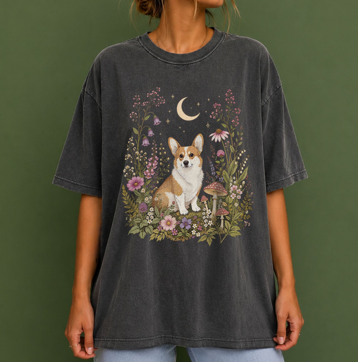 Corgi’s Secret Garden T-Shirt