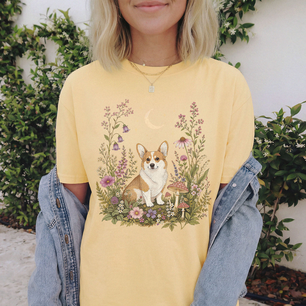 Corgi’s Secret Garden T-Shirt