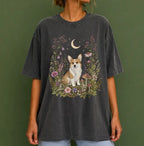 Corgi’s Secret Garden T-Shirt - T-Shirt