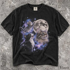 Cosmic Cat Comfort Colors Shirt - Black / S - T-Shirt