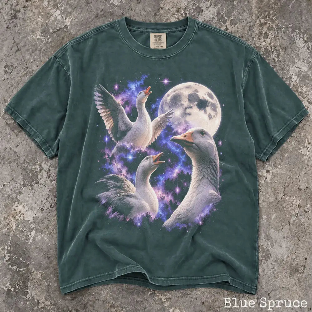 Cosmic Goose Comfort Colors Shirt - Blue Spruce / S - T-Shirt