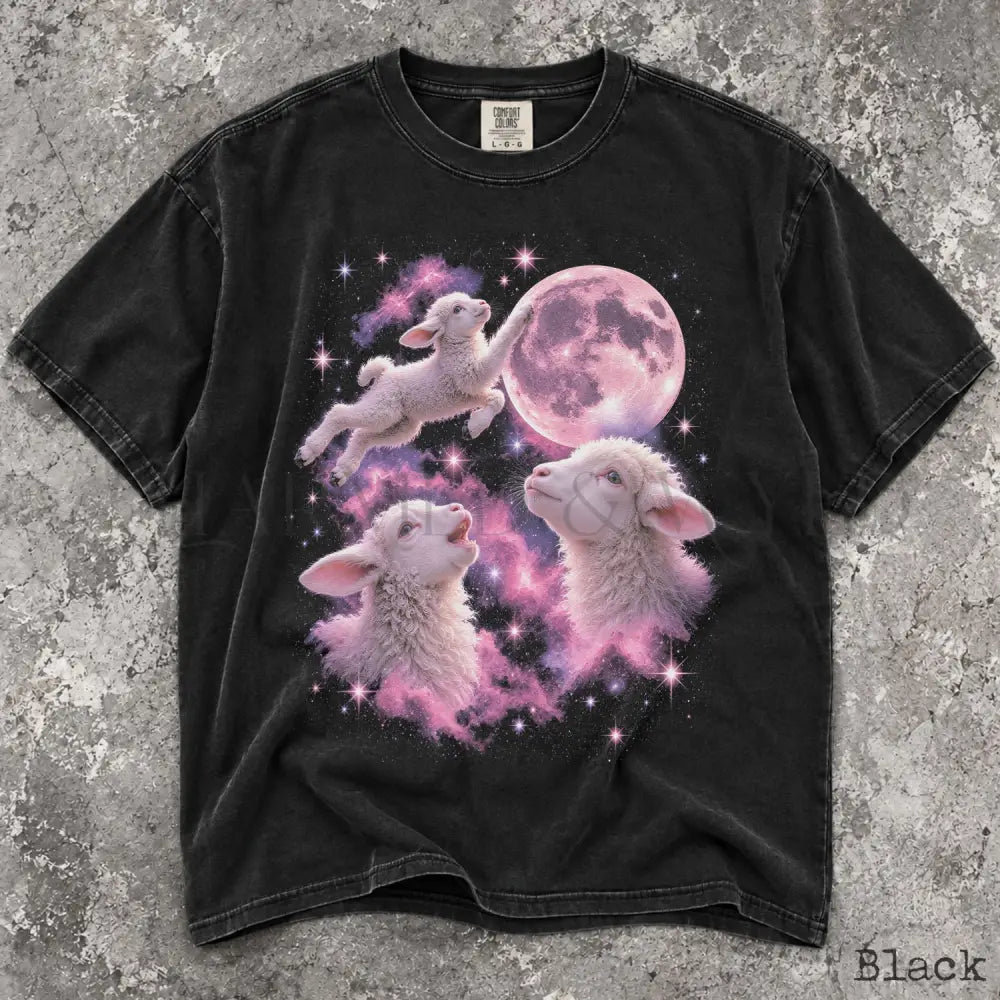 Cosmic Lamb Comfort Colors Shirt - Black / S - T-Shirt
