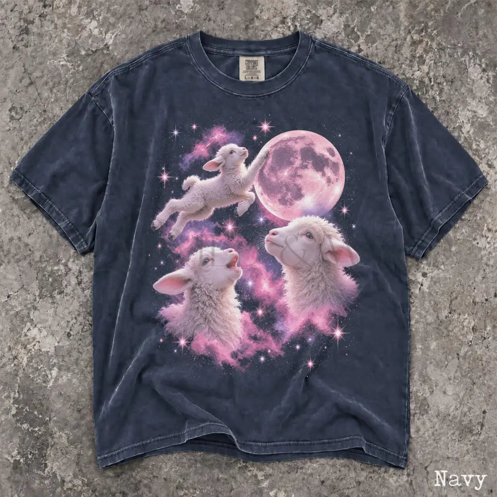 Cosmic Lamb Comfort Colors Shirt - Navy / S - T-Shirt