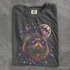 Cosmic Princess Cat Comfort Colors T-Shirt - T-Shirt