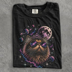 Cosmic Princess Cat Comfort Colors T-Shirt - T-Shirt