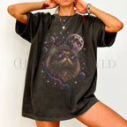 Cosmic Princess Cat Comfort Colors T-Shirt - T-Shirt