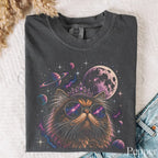 Cosmic Princess Cat Comfort Colors T-Shirt - T-Shirt