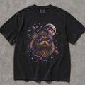 Cosmic Princess Cat Comfort Colors T-Shirt - Black / S - T-Shirt