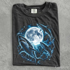 Cosmic Sharks Comfort Colors T-Shirt - Graphite / S - T-Shirt