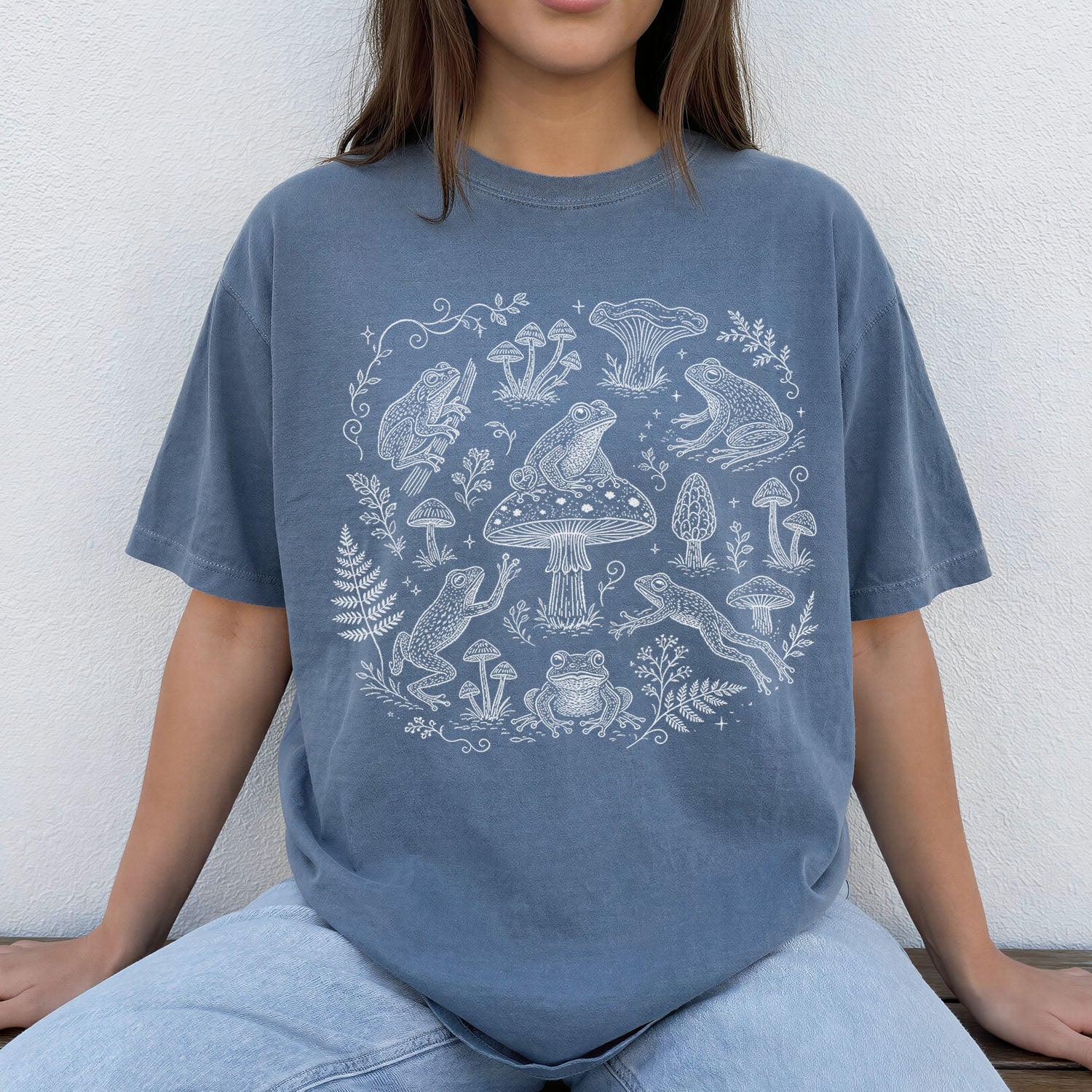 Cottagecore Frog T-Shirt