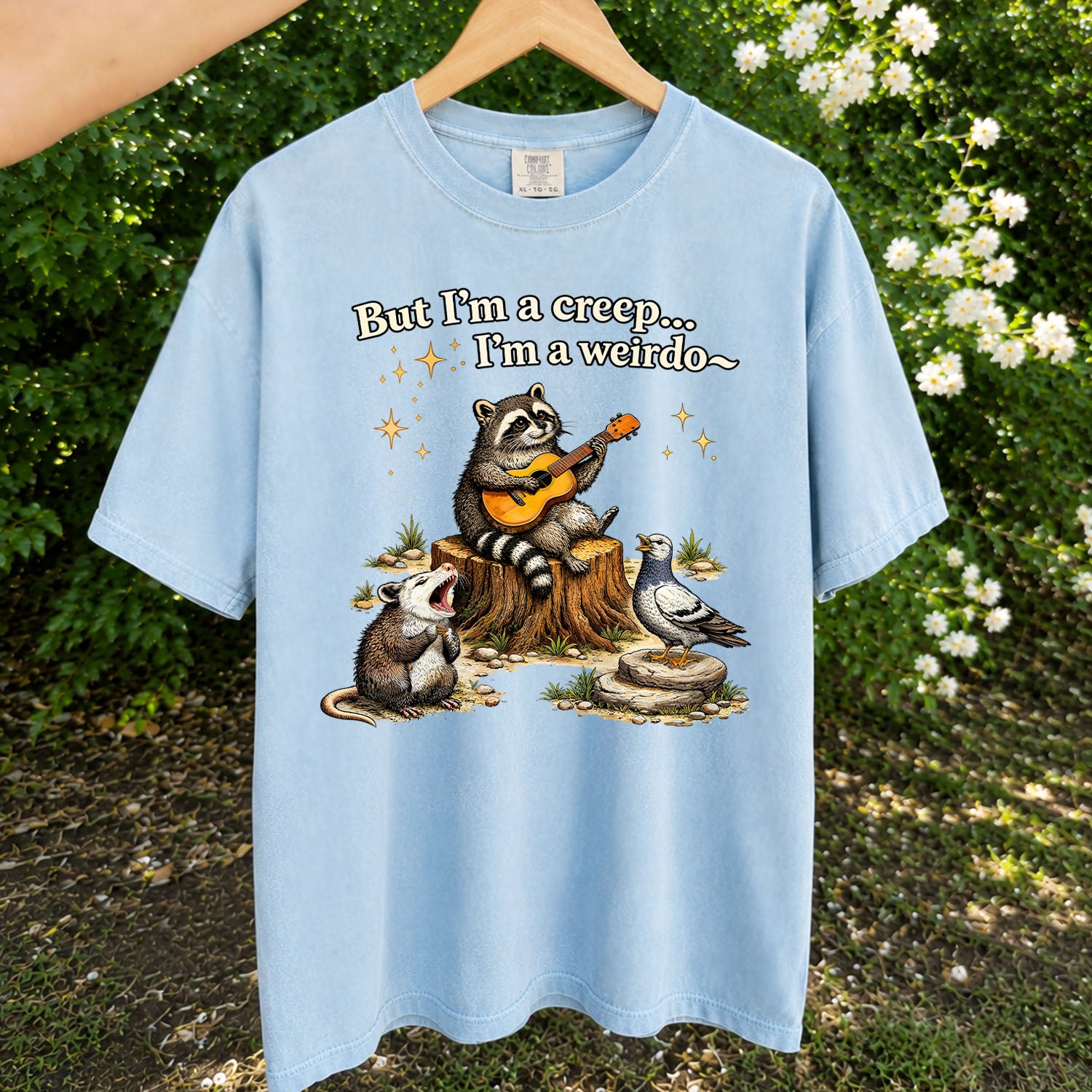 Raccoon But Im a Creep Im a Weirdo T-Shirt