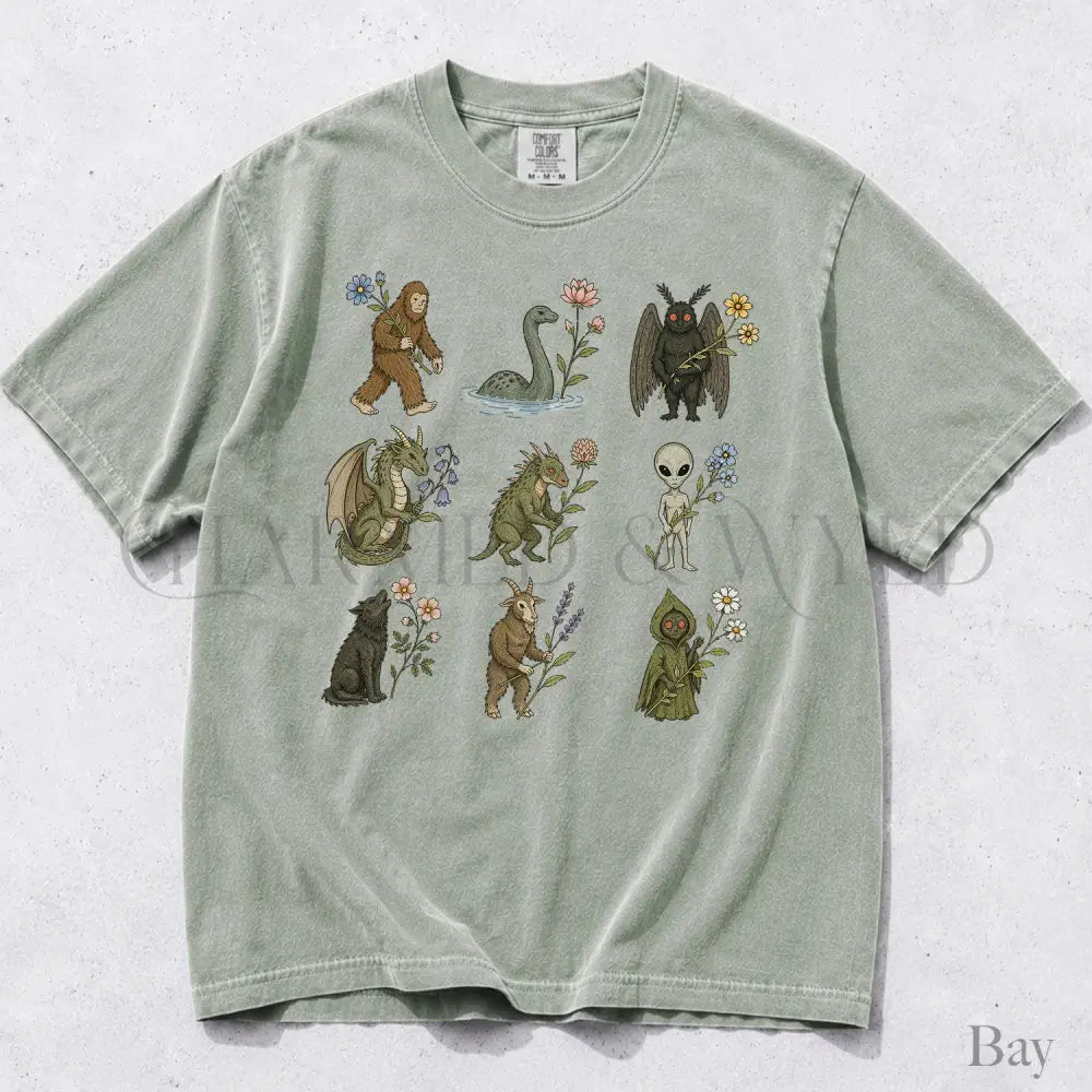 Cryptid Garden Comfort Colors T-Shirt - Bay / S - T-Shirt