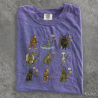 Cryptid Garden Comfort Colors T-Shirt - Violet / S - T-Shirt