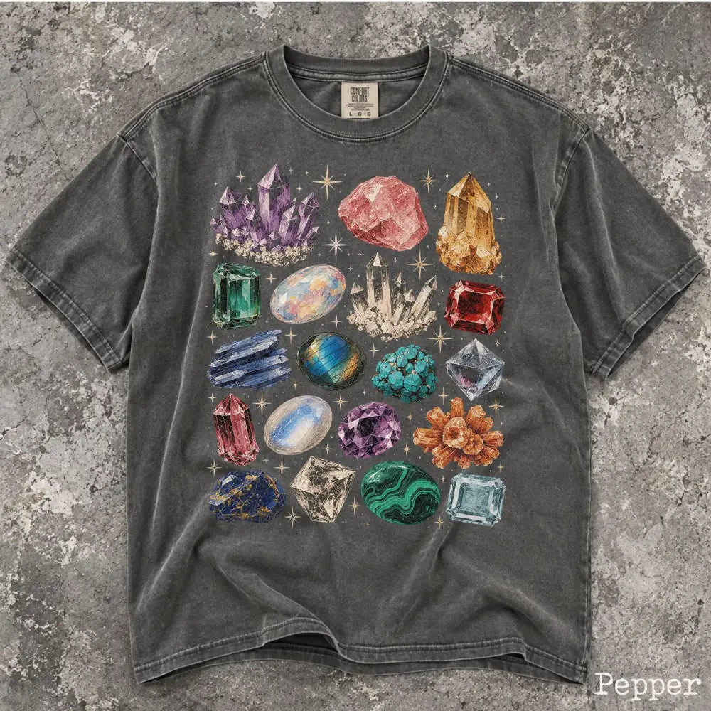 Crystal & Gemstone Comfort Colors Shirt - T-Shirt