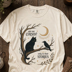 Are We Cursed Black Cat Raven T-Shirt