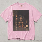Dachshund Wine Comfort Colors T-Shirt - Blossom / S - T-Shirt