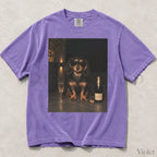 Dachshund Wine Comfort Colors T-Shirt - Violet / S - T-Shirt