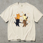 Dancing Cats Comfort Colors T-Shirt - T-Shirt