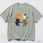 Dancing Cats Comfort Colors T-Shirt - Bay / S - T-Shirt