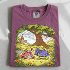 Dancing Frogs Fairytale T-Shirt - Berry / S - T-Shirt