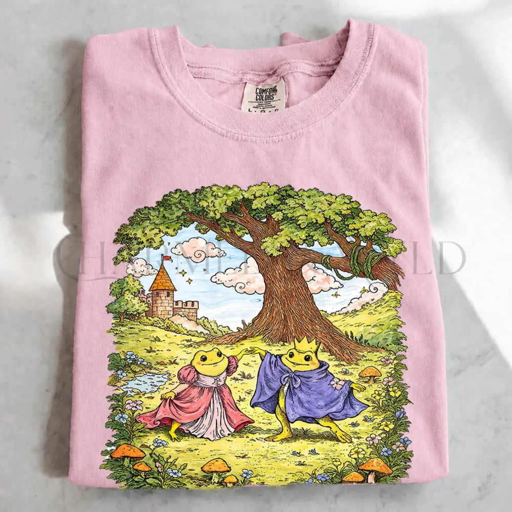 Dancing Frogs Fairytale T-Shirt - Blossom / S - T-Shirt