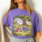Dancing Frogs Fairytale T-Shirt - Violet / S - T-Shirt