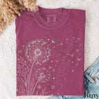 Dandelion Comfort Colors T-Shirt - Berry / S - T-Shirt