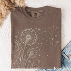 Dandelion Comfort Colors T-Shirt - Espresso / S - T-Shirt