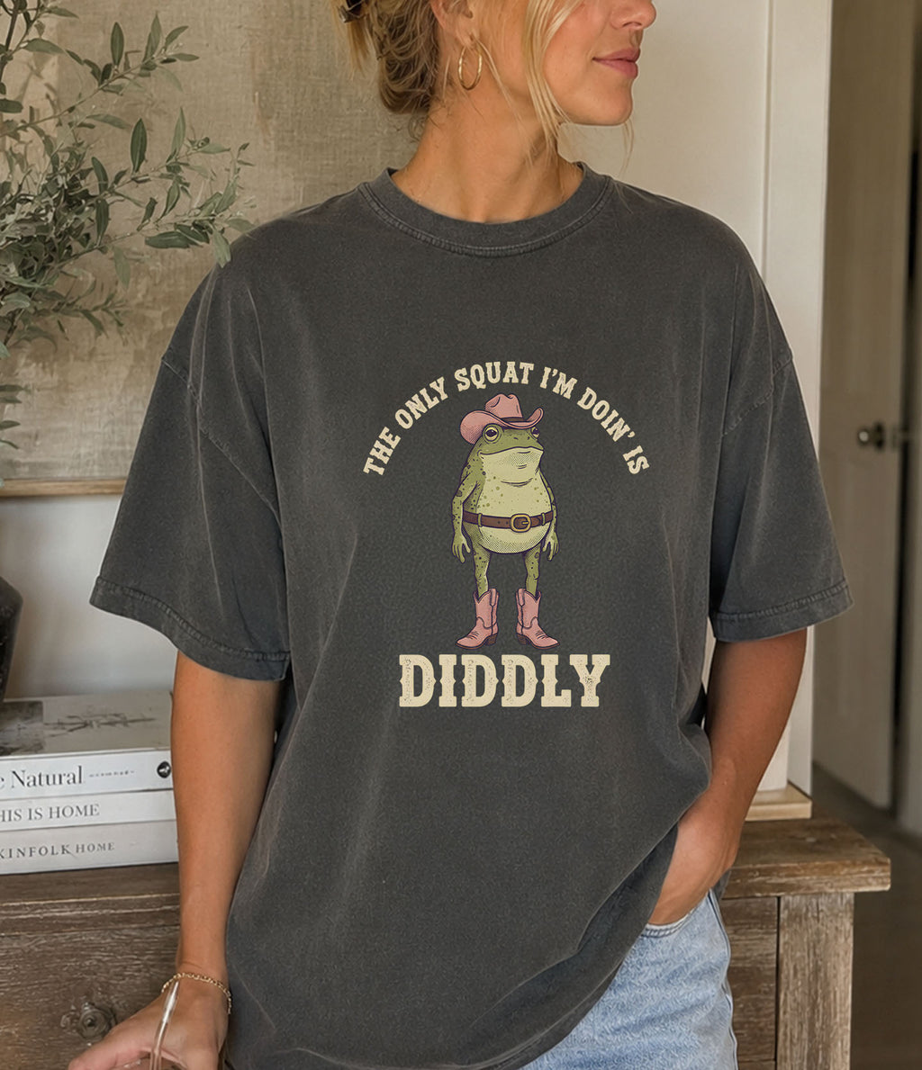 Doing Diddly Squat Frog T-Shirt