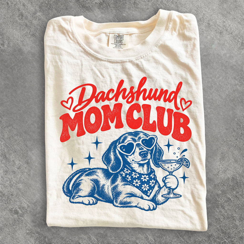 Dachshund Mom Club Comfort Colors T-Shirt