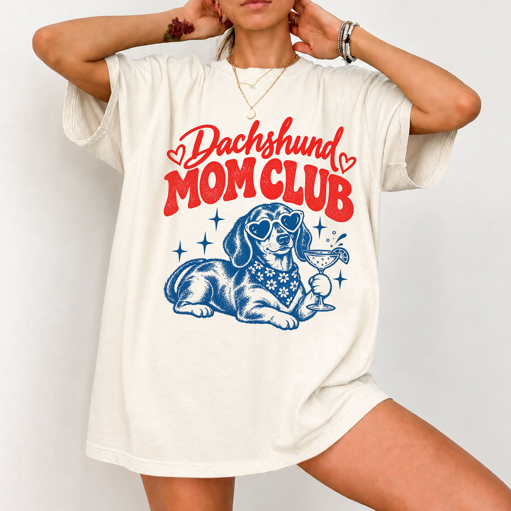 Dachshund Mom Club Comfort Colors T-Shirt
