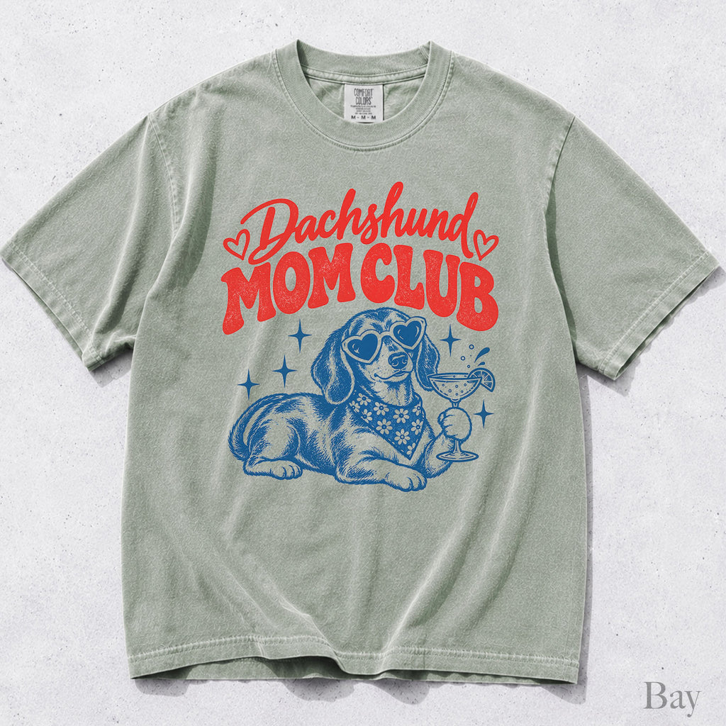Dachshund Mom Club Comfort Colors T-Shirt