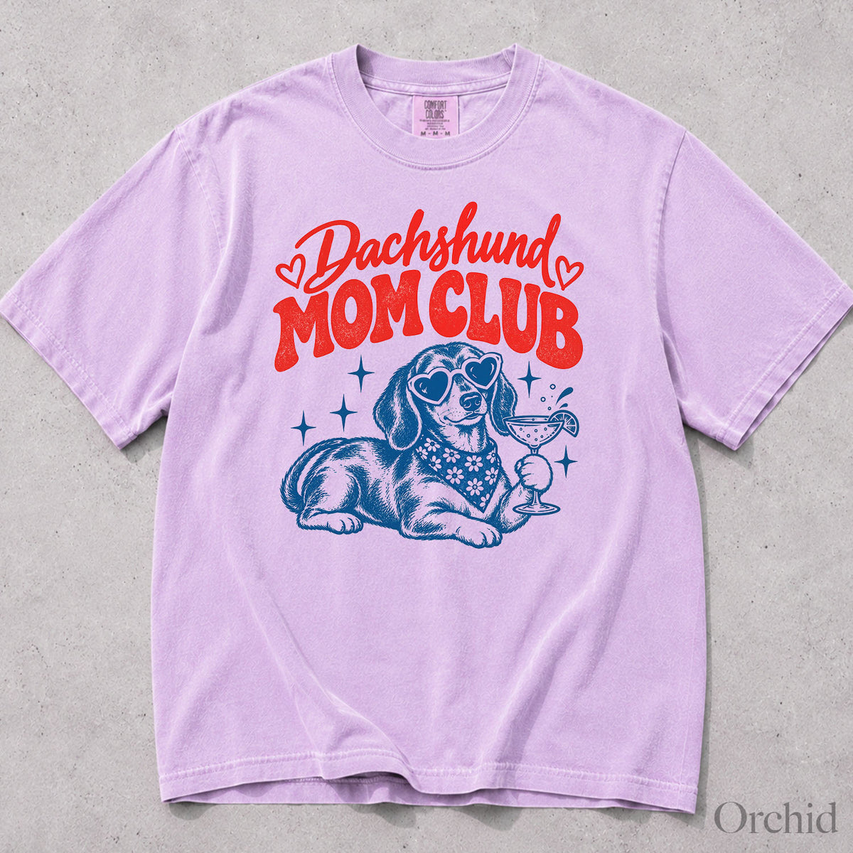 Dachshund Mom Club Comfort Colors T-Shirt