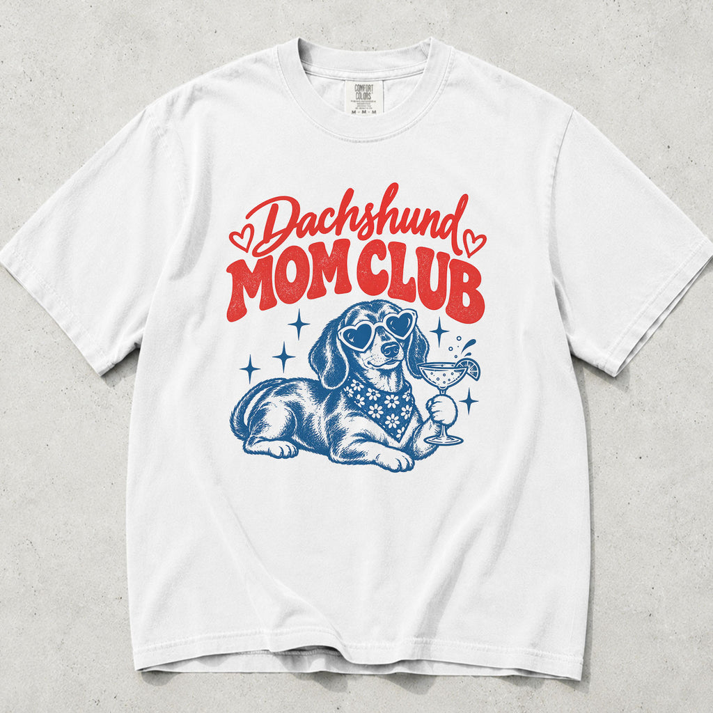 Dachshund Mom Club Comfort Colors T-Shirt