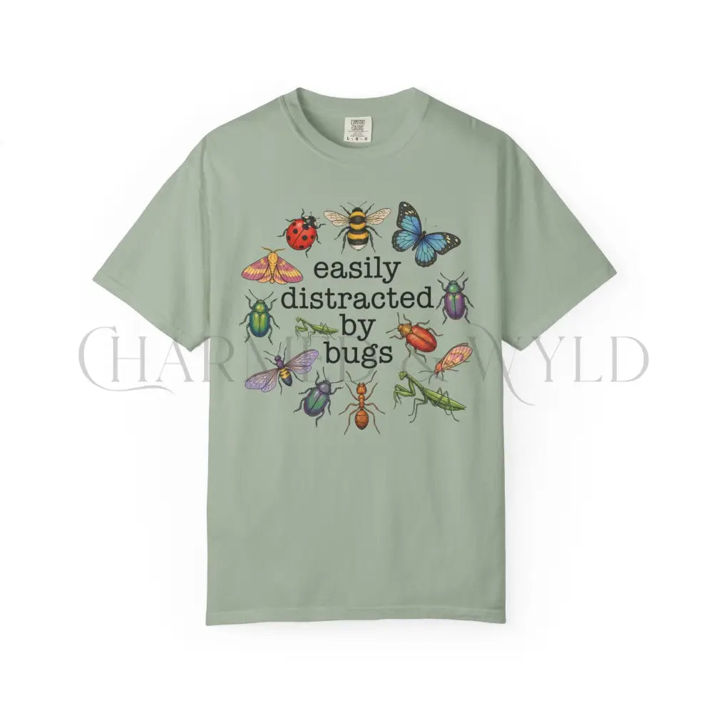 Easily Distracted By Bugs T-Shirt - Bay / S - T-Shirt
