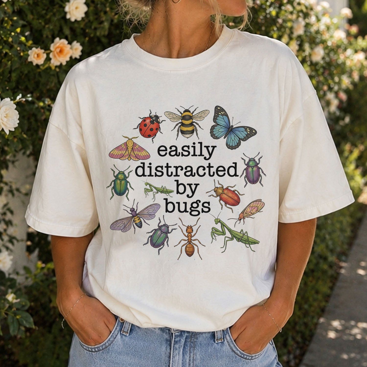 Easily Distracted By Bugs T-shirt