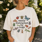 Easily Distracted By Bugs T-shirt