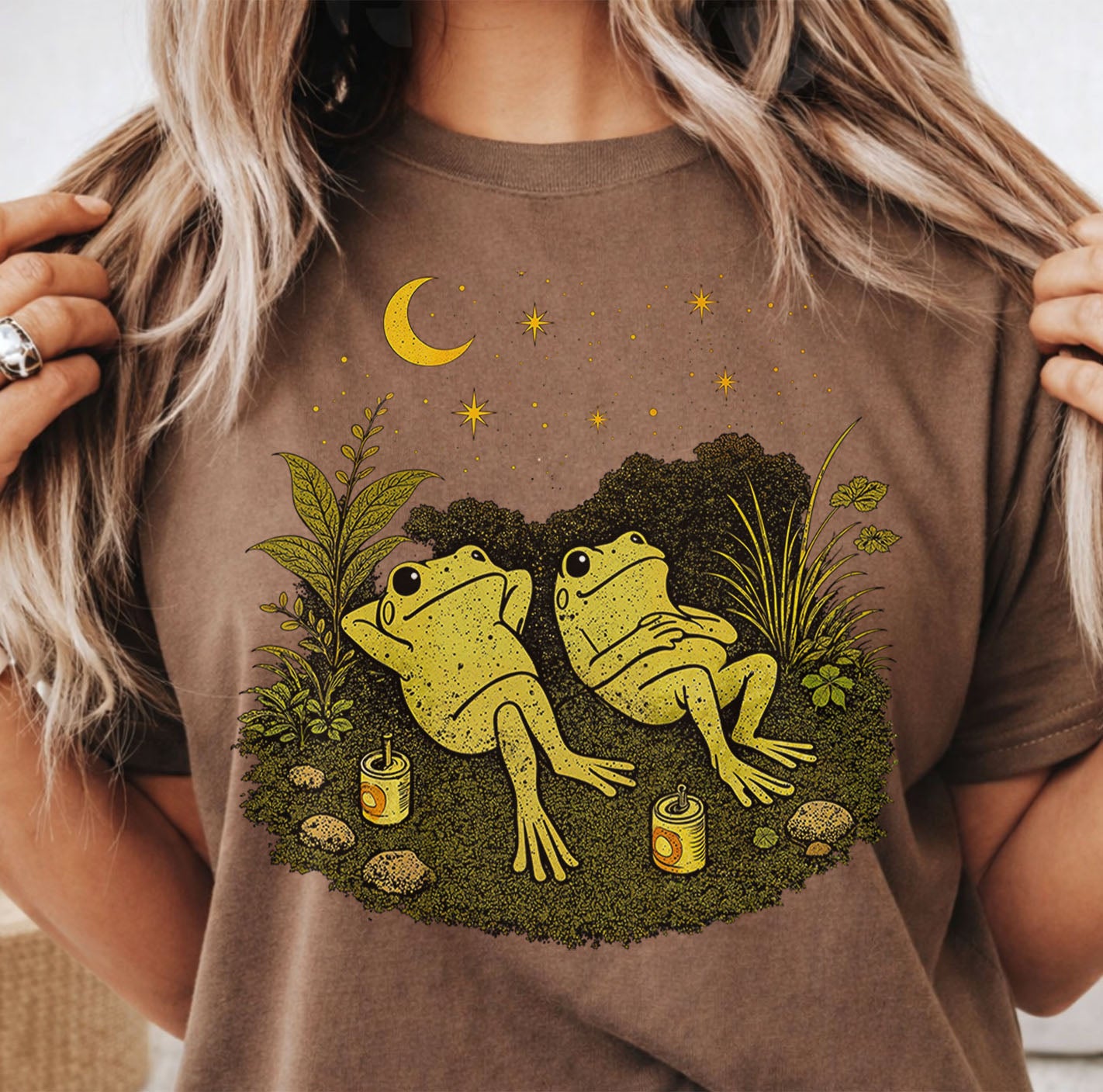 Stargazing Frogs T-Shirt