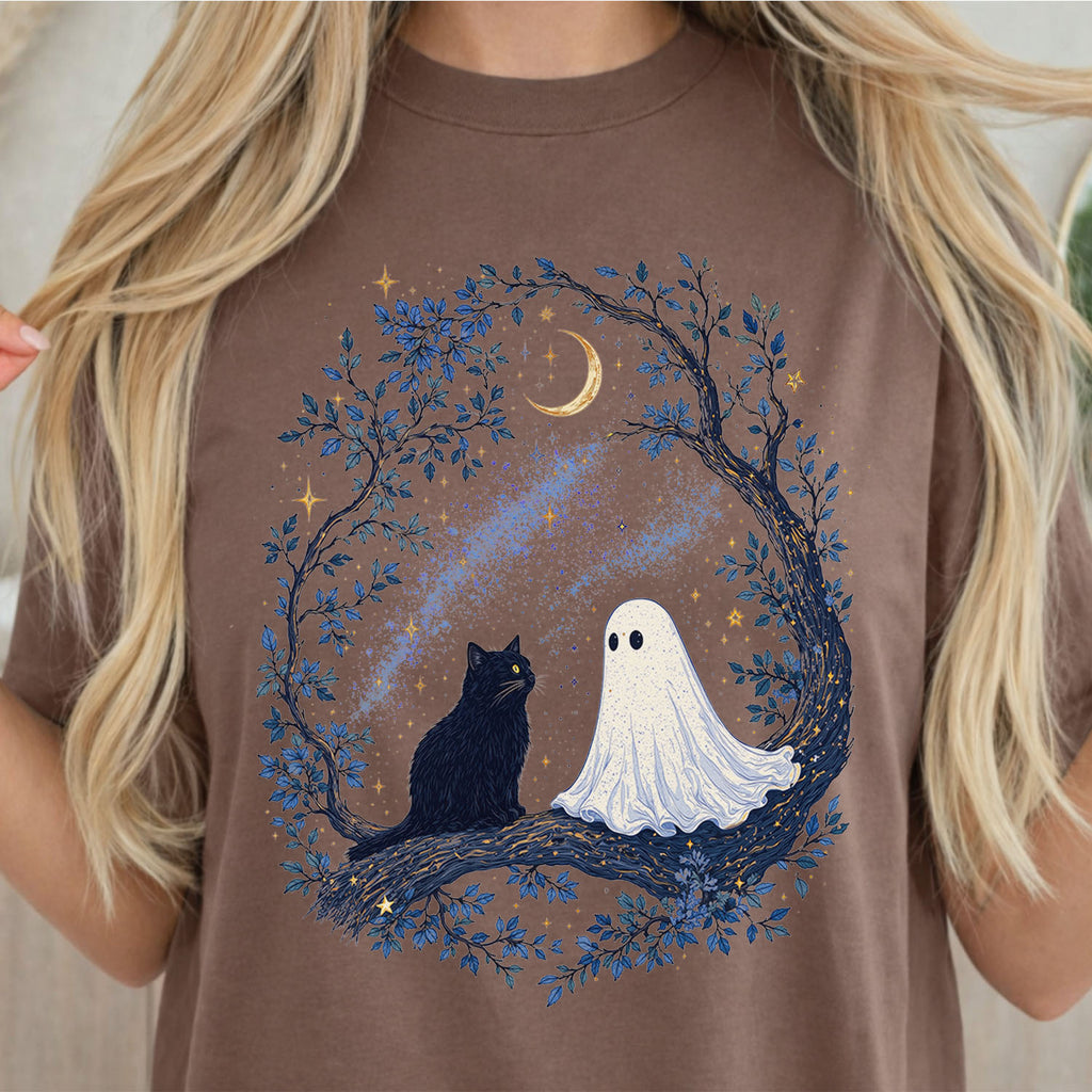 The Cat and The Ghost T-Shirt