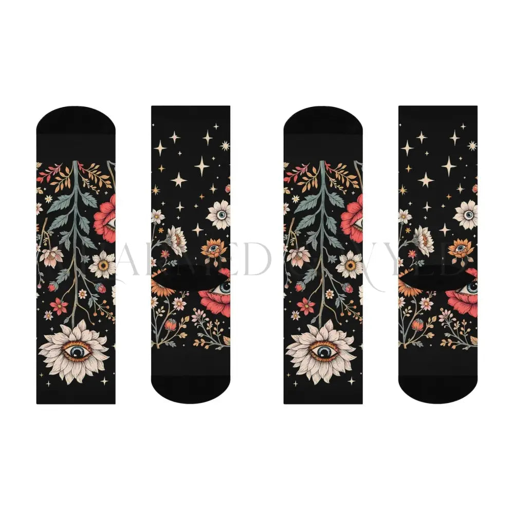 Eye Wildflower Mystic Adults Unisex Socks