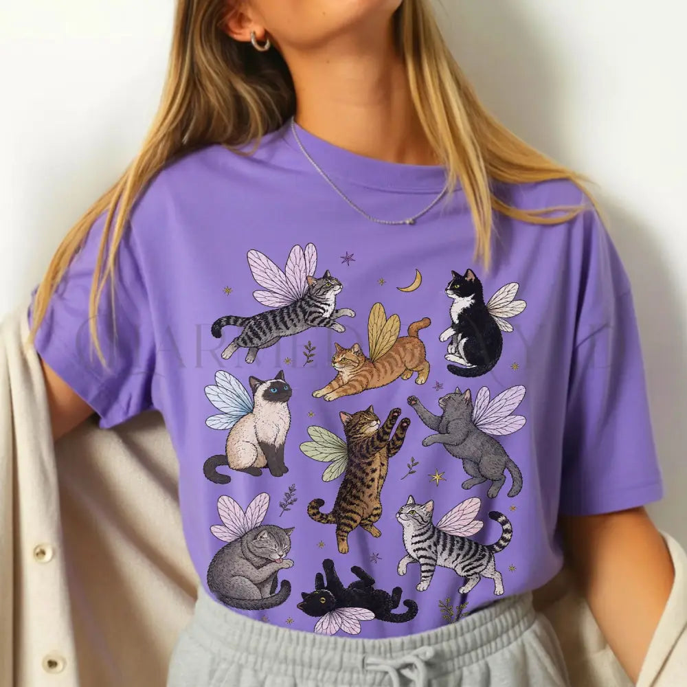 Fairy Cat T-Shirt - T-Shirt